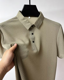 CAMISETA DE POLO DE MANGA CORTA CON SOLAPA PARA HOMBRE